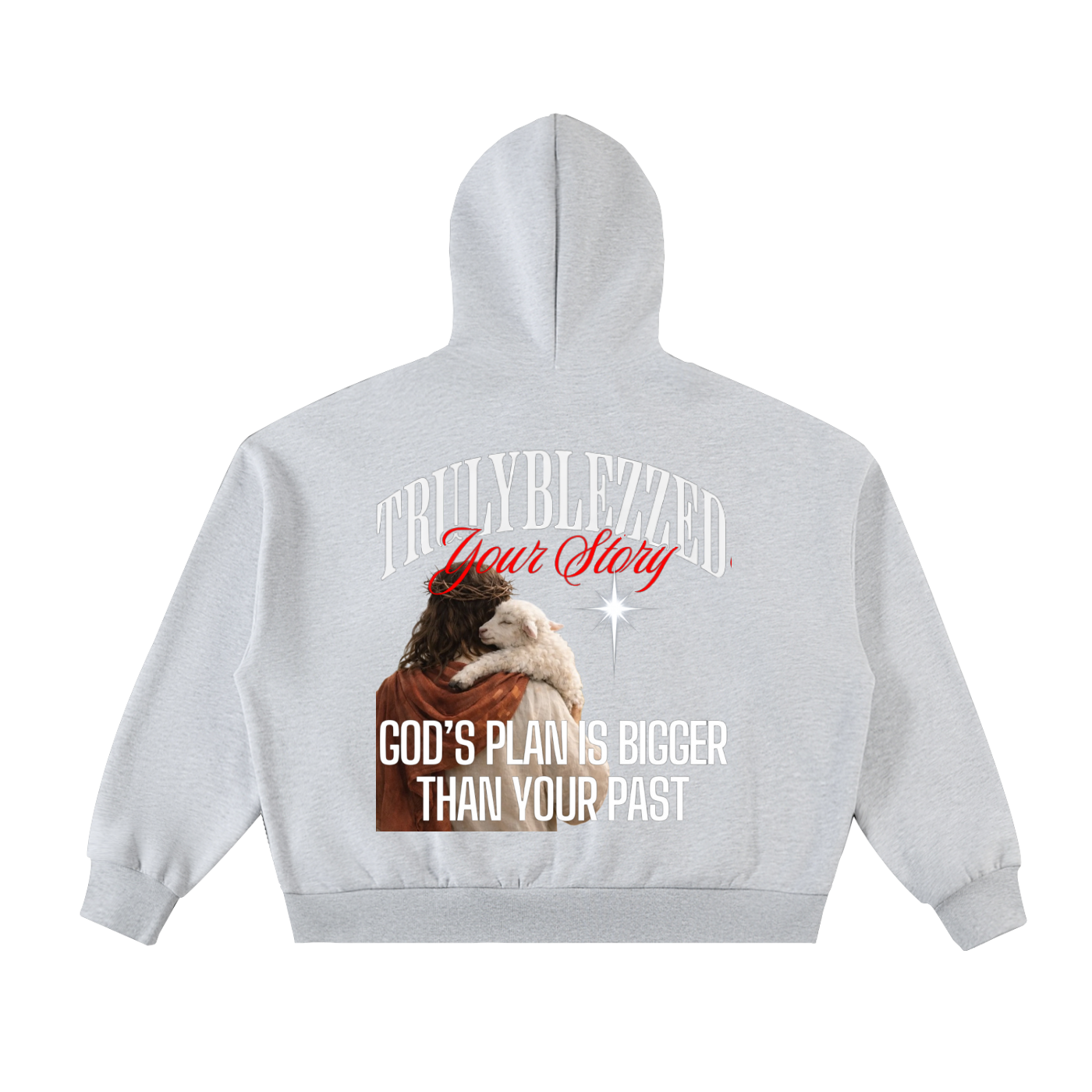 Fleeced Full-Zip Boxy Hoodie