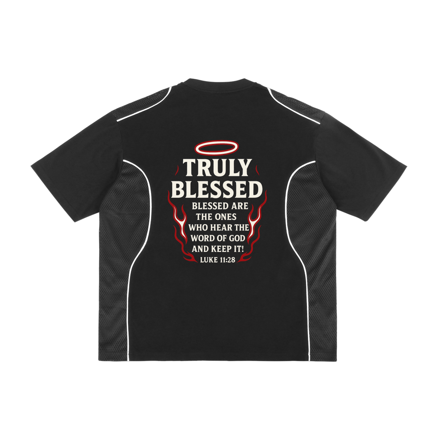 Contrast Piped Panel T-Shirt