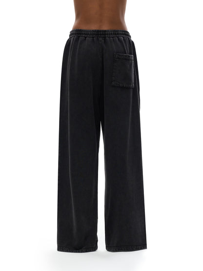 Acid Wash Straight Leg Pants - 360 GSM